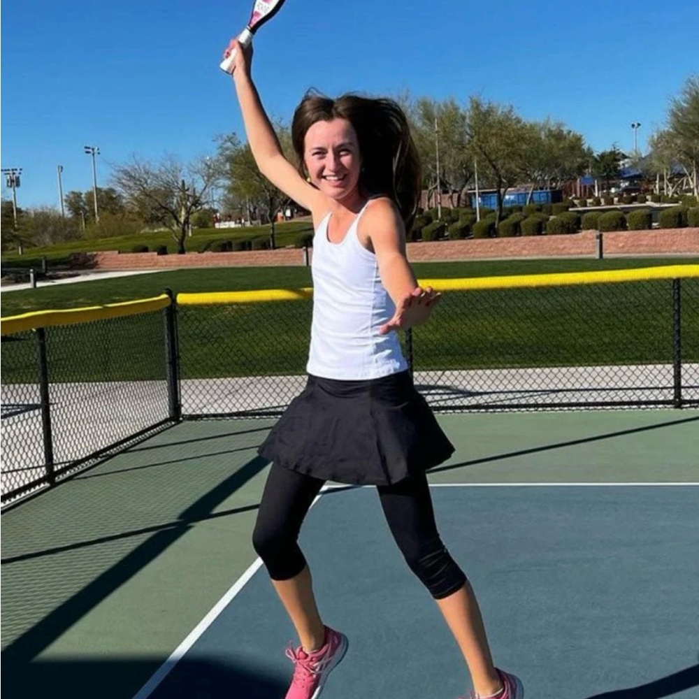 Women's Black Tennis Skirt